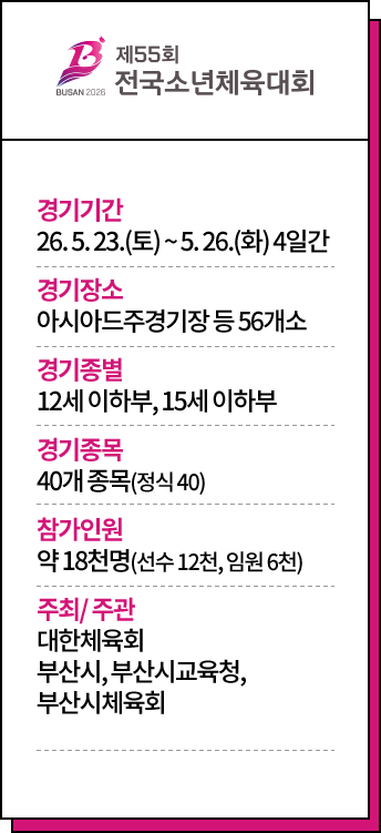 제55회 전국소년체육대회