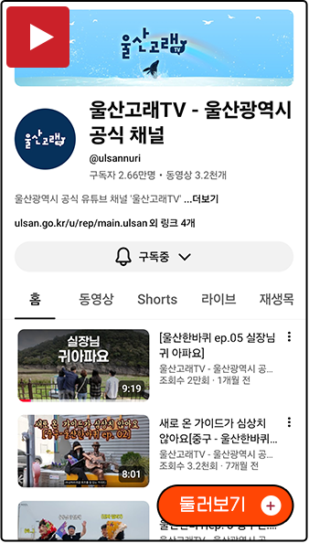 울산광역시 유튜브